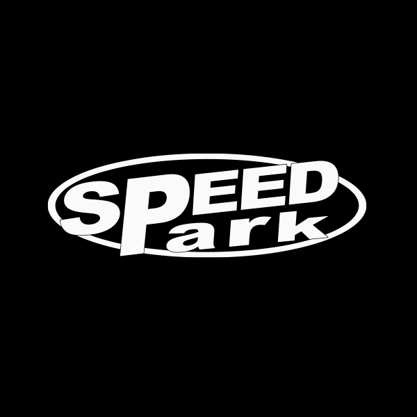 logo speed park noir et blanc